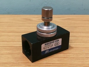 Mindman Speed Controller Needle Valve MSC300-15A 1/2" * - Picture 1 of 3