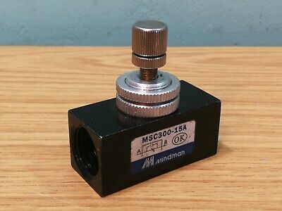 Mindman Speed Controller Needle Valve MSC300-15A 1/2  * • 16£