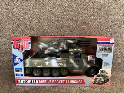 GI Joe Motorized Mobile Rocket Launcher 2001 Solid Green Hasbro - New - Image 1 of 4