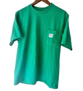 Eddie Bauer Workwear Short Sleeve Green Pocket Tee Men’s Medium - Picture 1 of 6