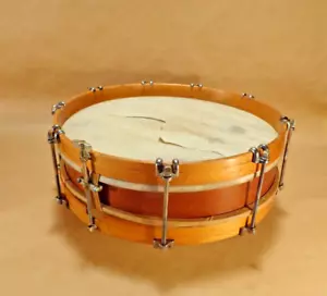 LYON & HEALY 1910 SNARE DRUM 3"x 14.5" 9 LUG Vintage All original condition - Picture 1 of 12