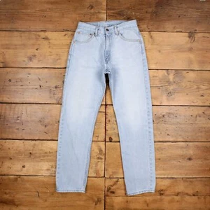 Vintage Levis 521 Jeans 28 x 30 Stonewash Straight Blau Damen Red Tab Denim - Bild 1 von 9