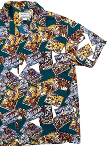 Vintage Rayon Aloha Hemd Made in Hawaii Hawaii leicht Gr. XL - Bild 1 von 8