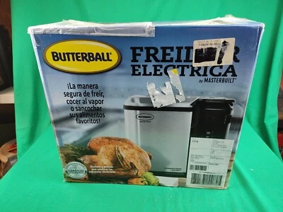Freidora de pavo eléctrica de interior Masterbuilt 23010118 Butterball serie Pro usada en excelente estado Foto 1 de 4