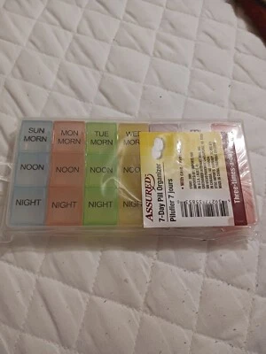 New Assured 7-Day Pill Organizer Holder for 3 Times a Day For a Week. - Image 1 of 3