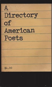 A Directory of American Poets (including names and addresses of 1300 poets.....) - Bild 1 von 4