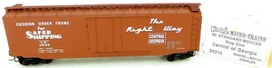 50´ Standard Boxcar CENTRAL OF GEORGIA Micro Trains Line 32210 N 1:160 C å * - Bild 1 von 2