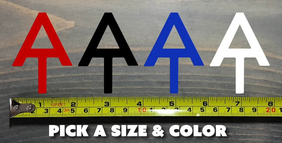 Appalachian Trail AT Sticker Decal Symbol Hiking Mountains Katahdin Hiker Car - Image 1 of 1