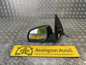 2010-13 Hyundai I10 MK1 FACELIFT Nearside Passenger Manual Wing Mirror BLACK - Picture 1 of 19