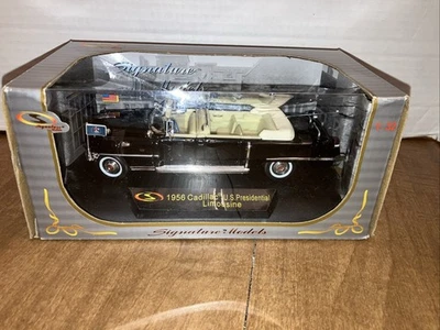  1956 Cadillac US Presidential Limo 1:32 Diecast Black Signature Models - Image 1 of 4