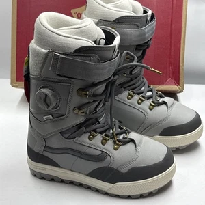 Vans x Luna Ventana Pro BOA Snowboard Boots Gray/Marshmallow Womens Size 8.5 - Picture 1 of 6
