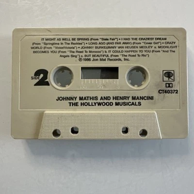 Johnny Mathis Hollywood Musicals (Cassette) Tape - Image 1 of 2