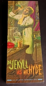 Aurora Dr Jekyll as Mr Hyde Monster Model Kit Moebius Reissue #460 2007 Sealed - Picture 1 of 2
