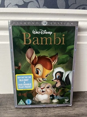 Bambi Diamond Edition Blu-ray and DVD Walt Disney, New Sealed with Slip Cover - Image 1 of 4