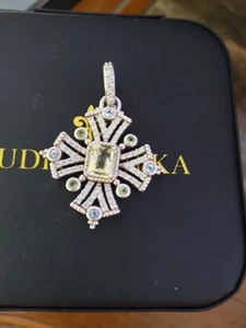 Judith Ripka Peridoto, Citrino, Potenciador Diamonique Precioso Detalle - Imagen 1 de 7