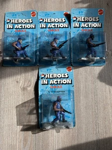 Mattel Heroes In Action 1975 S.W.A.T, 5 A Backup Man 9322, 10 B Backup Man 9390  - Bild 1 von 6