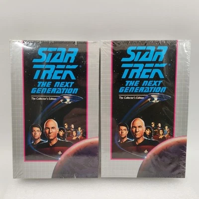 Star Trek The Next Generation VHS Collector's Edition Lot SEALED - Image 1 of 4