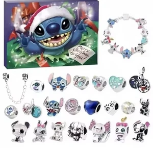 Disney Stich Weihnachten Adventskalender Armbänder 24 Tage Weihnachten Xmas - Bild 1 von 3