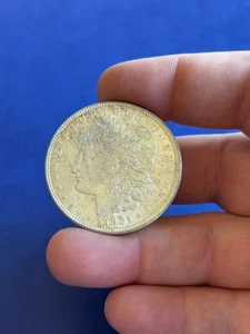 1921 P Morgan Dollar 90% argento alta qualità (full liberty) bella moneta - Foto 1 di 4