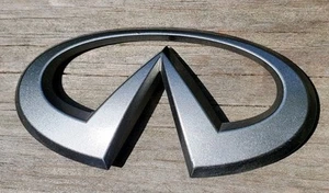 Infiniti Emblem Symbol Sign Badge Logo Ornament Oe Genuine Factory Metallic Gray - Picture 1 of 5