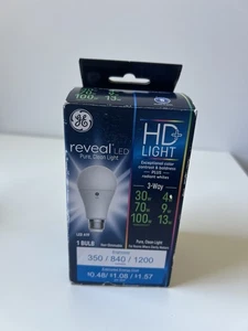 GE Reveal LED Glühbirne HD+ Licht 3-fach, 4/9/13 A19 nicht dimmbar Pure Clean NEU - Bild 1 von 4