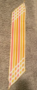 Vera Neumann Vintage Polyester/Seide ?? Schal, Streifendesign 7" mal 48" - Bild 1 von 5