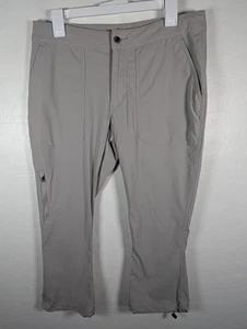 Columbia Hose Damen 8 grau leicht Stretch Outdoor Wandern Trail Reißverschlusstasche - Bild 1 von 14