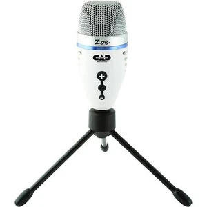 CAD Audio Zoe USB Condenser Recording Microphone for Streaming w/ Headphone Out - Picture 1 of 4