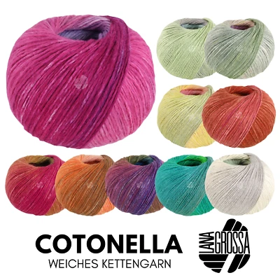 Lana Grossa COTONELLA 100 g weiches Kettengarn aus Pima-Baumwolle 280 m - Bild 1 von 4