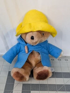 Eden Paddington Bear Plush Felt Hat Coat 10 Inch 1981 Stuffed Animal Toy - Picture 1 of 9