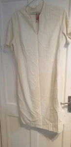 Marks&Spencer Womens Cream White A-Line Dress. UK 18/46.New With Tags - Picture 1 of 9