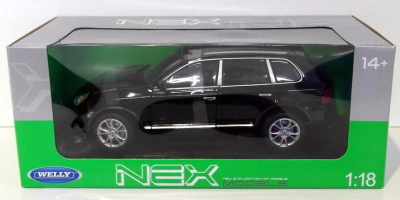Welly Models 1/18 Scale Diecast 12529W - Porsche Cayenne Turbo - Black - Image 1 of 4