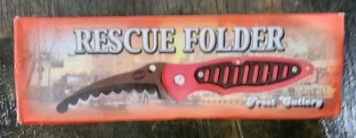 Frost Cutlery Rescue Folder Locking Tactical 4 1/2 in Folding Knife - Image 1 of 4