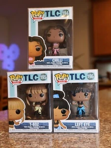 TLC Waterfalls Funko Komplettsatz 3 Chili 194 T-Boz 195 Left-Eye 196 Vinyl - Bild 1 von 12
