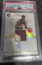 2020 Panini Flawless Collegiate Patrick Williams Gold RC RPA /10 PSA 9 MINT auto