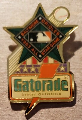 Gatorade Player BALTIMORE ORIOLES 1993 ALL-STAR GAME Lapel Pin - Image 1 of 2
