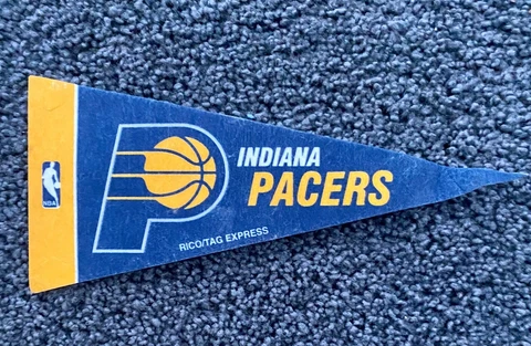 Indiana Pacers, Team Banner/Flag, 2013, 9 x 4 Cover