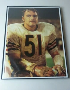 Dick Butkus Magazine Page Cutout In New Frame Vintage Chicago Bears HOF Sweet - Picture 1 of 1