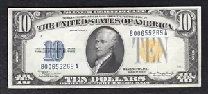 FR. 2309 1934-A $10 TEN DOLLARS “NORTH AFRICA” SILVER CERTIFICATE GEM UNC - Picture 1 of 2