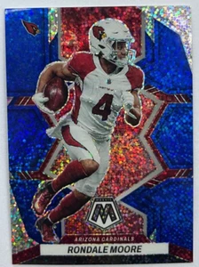 RONDALE MOORE 2022 MOSAIC BLUE & RED SPARKLE PRIZM - Arizona Cardinals - SP - Bild 1 von 2