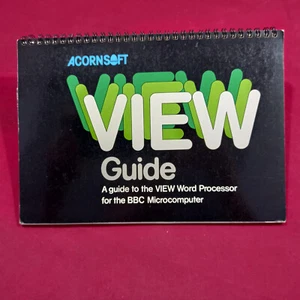 Acornsoft VIEW Guide 1st Edition, (Manual) for the Acorn BBC, by: ACORNSOFT - Picture 1 of 6