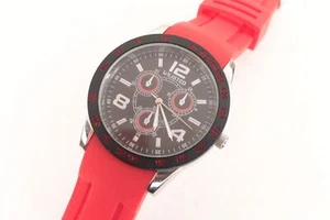 Reloj Pulsera UL1203 C311 Negro Rojo y Acero Inoxidable Cuarzo - RC1800 Sin Listar - Imagen 1 de 4