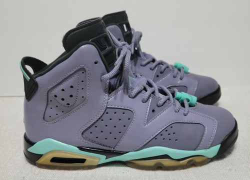 Air Jordan 6 Retro GG Iron Purple Nike 2014 543390 508 GS Youth taglia 6 anni buone