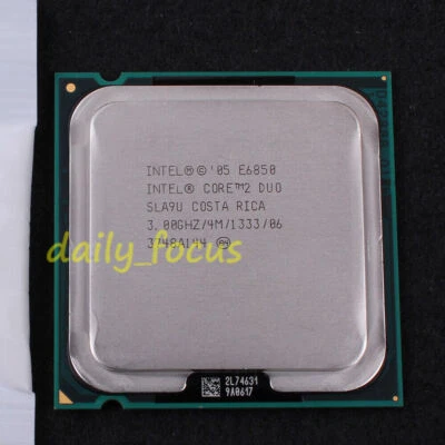 Intel Core 2 Duo Mobile E6850 SLA9U 3 GHz HH80557PJ0804MG CPU LGA 775 1333 MHz - Image 1 of 2