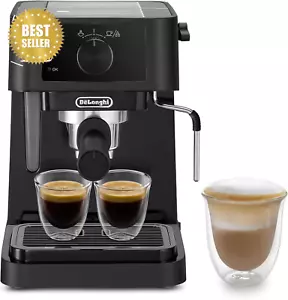 Delonghi Stilosa Manual Espresso Coffee Machine EC230.BK Black - Picture 1 of 13