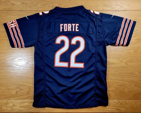 MATT FORTE Chicago Bears Nike On Field NFL Replica Jersey L Youth Large (14/16) Cover