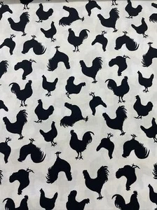 100% Cotton Chicken fabric By Windham - Picture 1 of 1