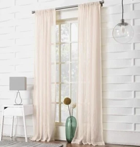 Avril Crushed Sheer Rod Pocket Curtain Panel - No. 918 - Target - Picture 1 of 9