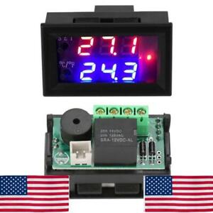 Digital LED Microcomputer Thermostat Controller Switch Temperature Sensor 12V 