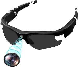 Sonnenbrille Kamera HD 1080P Foto Video Aufnahme Biker Motorrad Urlaub Mini Cam - Bild 1 von 7